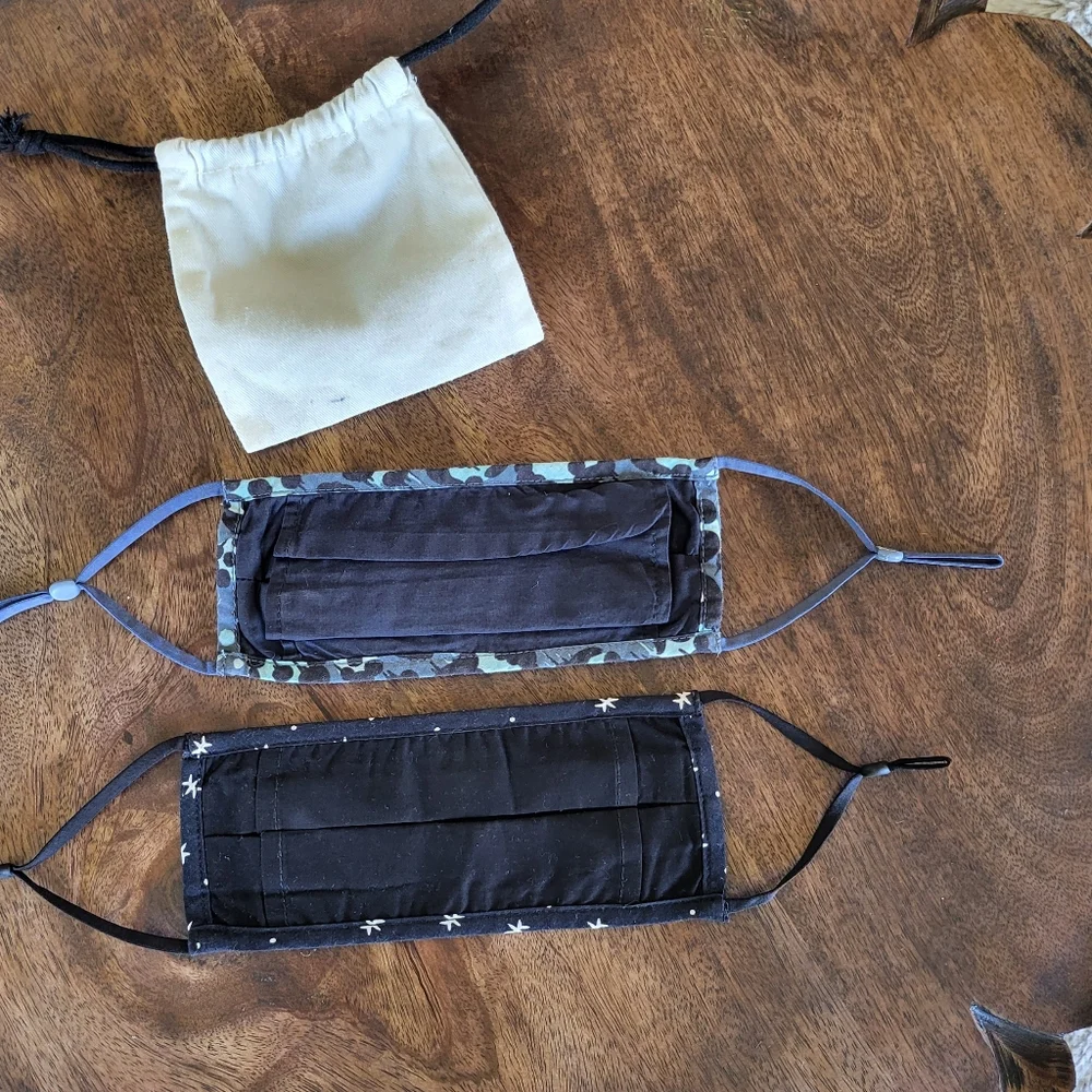 Coach Unisex Cotton Face Masks With Coach Bag